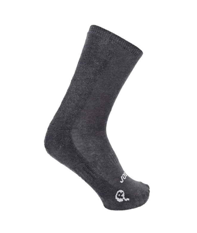 Meias Joluvi Ctton Step Alto P.3 Cinza Vigore...