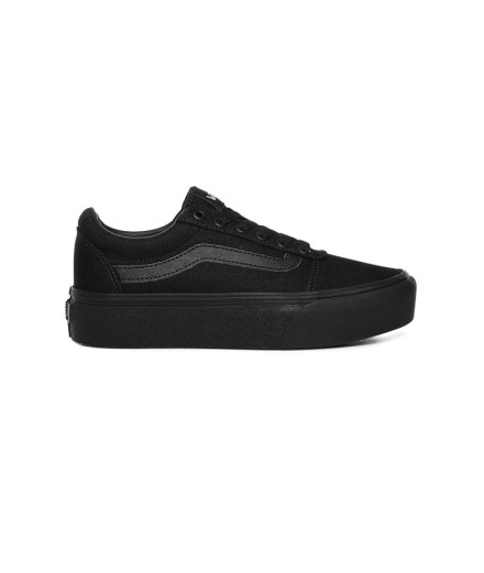 Sapatilhas Vans Plataforma Wm Ward (lona) Preto Mulher