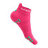 Meias Running de Compressport Pro Racing v4.0 Run Low Dazz Azul/Branco