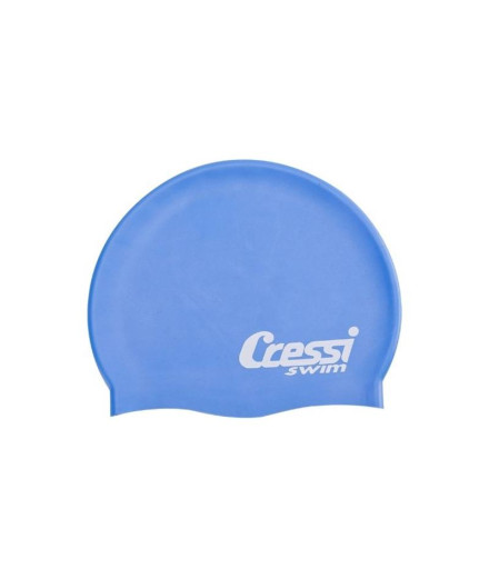Boné de natação Cressi Silicona Infantil Azul céu