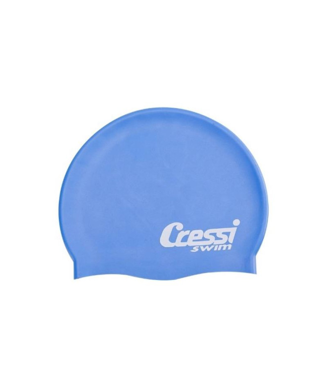 Boné de natação Cressi Silicona Infantil Azul céu