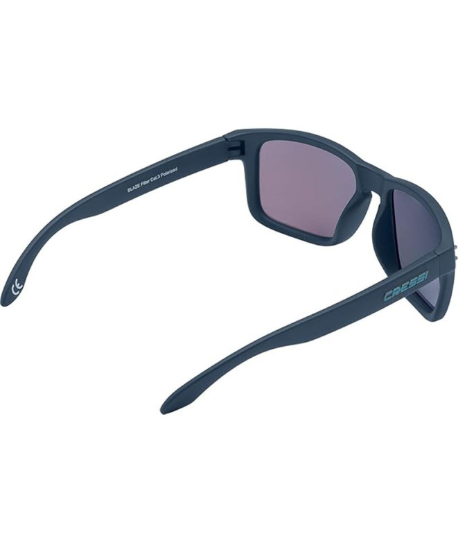 Gafa Blaze Cressi Azul Mate - Lente Azul Espelho