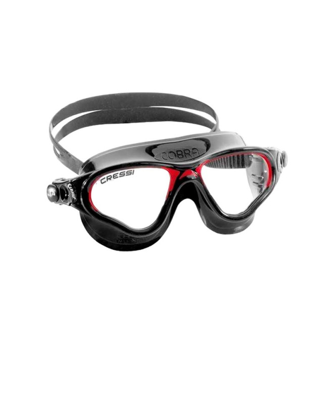 Gafas Cobra Dark Cressi Preto - Vermelho