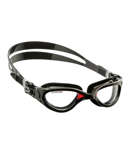 Gafas Flash Dark Cressi Preto - Vermelho Transparente