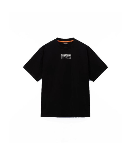 Camiseta Napapijiri S-Premium Ss Preto Homem
