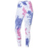 Malhas Fitness Joluvi Mulher de Tie Dye Lake Blue/Orquídea escura