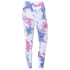 Malhas Fitness Joluvi Mulher de Tie Dye Lake Blue/Orquídea escura