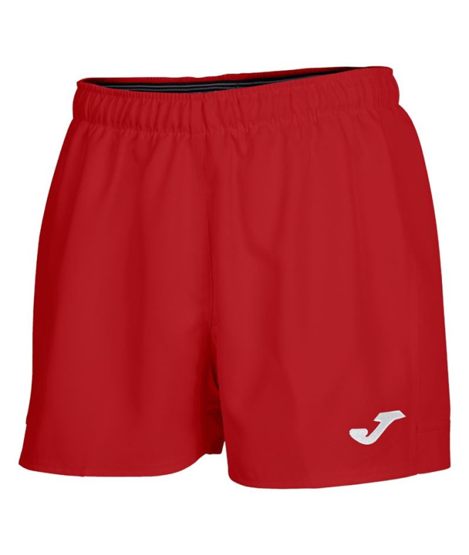 Rugby Homem Joma Short De Myskin II Vermelho...