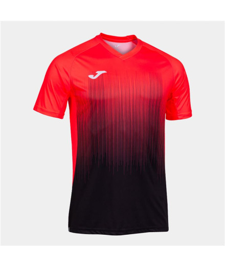 Camiseta Joma Homem Manga curta Tiger IV Preto Fluorine...