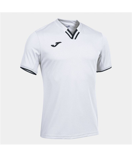 Camiseta Joma Homem Manga curta Toletum IV Branco Preto