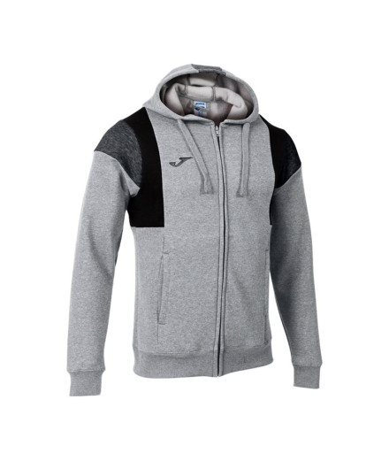 Casaco Homem Capuz Comfort III Melange cinzento
