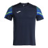 Camiseta Running Joma Homem by Elite XI Short Sleeve Navy Green Fluor Green
