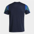 Camiseta Running Joma Homem by Elite XI Short Sleeve Navy Green Fluor Green