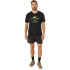 Camiseta Trail Top Homem por ASICS Fujitrail Logo Ss Preto