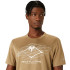 Camiseta Trail Top Homem de ASICS Fujitrail Logo Ss Vermelho