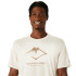 Camiseta Trail Top Homem by ASICS Fujitrail Logo Ss Bege