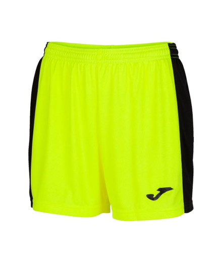 Joma MulherMenina Short Maxi / Amarelo Fluor-Black