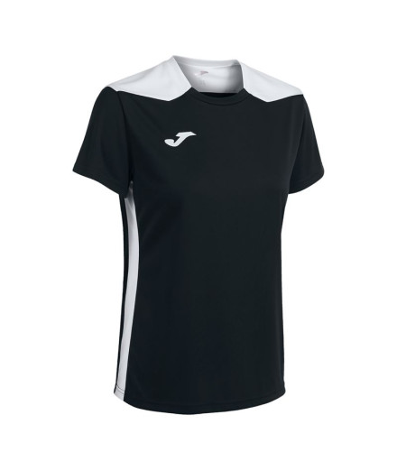 Camiseta Joma Mulher Campeonato de manga curta VI Preto...