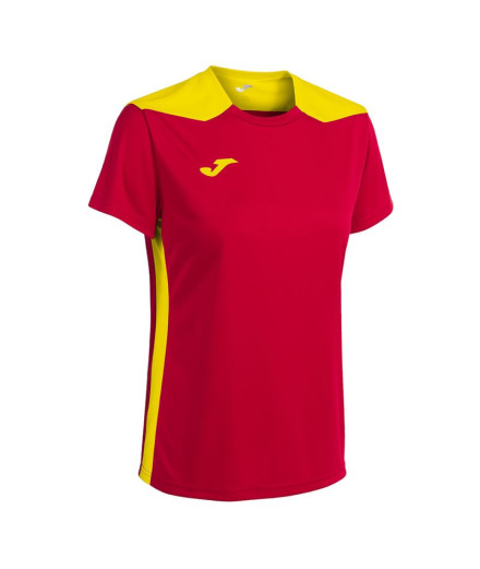 Camiseta Joma Mulher Campeonato de manga curta VI...