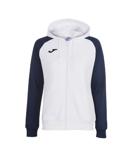 Casaco Joma Mulher Capuz Academy IV Branco-marinho