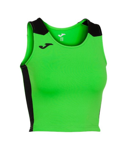 Top Running Joma Mulher by Record II Verde Flúor Preto