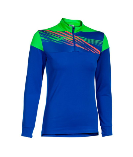 Moletom Futebol Joma elite X Verde Royal Verde flúor Menina
