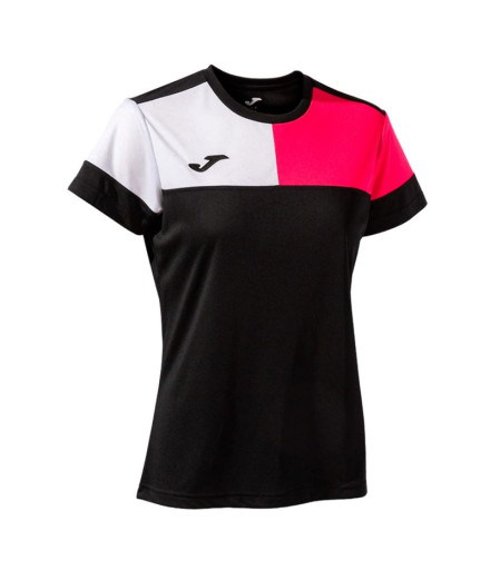 Camiseta Futebol Joma de Manga curta Crew V Preto Rosa...