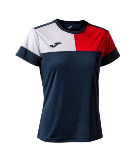 Camiseta Futebol Joma de Manga curta Crew V Navy Vermelho...