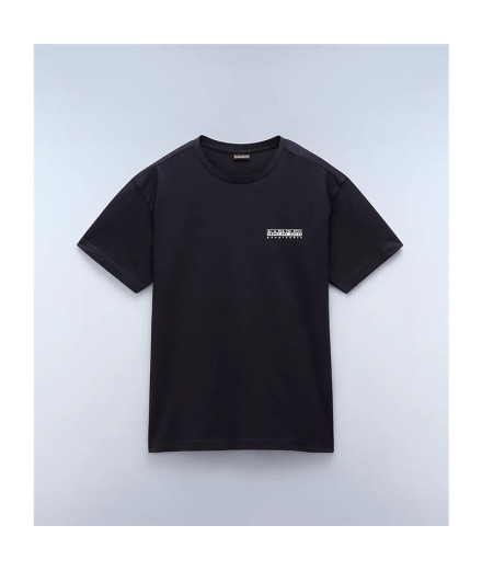 Camiseta Napapijiri S-Linth Ss Preto Homem