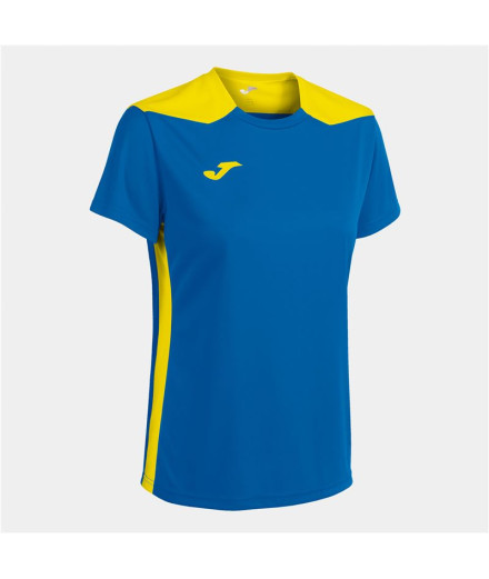 Camiseta Joma Mulher Campeonato de manga curta VI amarelo...