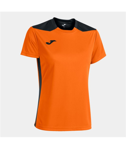 Camiseta Joma Mulher Campeonato de manga curta VI Laranja...