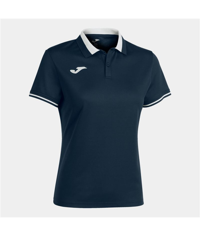Polo Joma Mulher de Futbol Championship VI Navy...