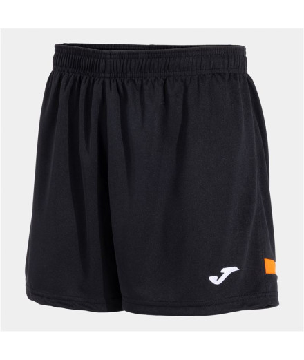 Calça Joma Mulher short Tóquio Preto Laranja