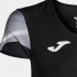 Camiseta Joma Mulher Manga curta Elite XI Preto Antracite