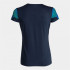 Camiseta Joma Mulher Manga curta Elite XI azul-marinho Fluor Verde