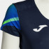 Camiseta Joma Mulher Manga curta Elite XI azul-marinho Fluor Verde