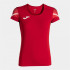 Camiseta Joma Mulher Manga curta Elite XI Vermelho Branco
