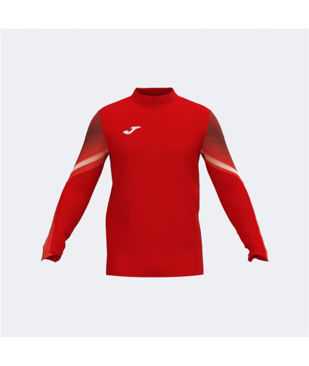 Moletom Running Joma Mulher de Elite XI Branco Vermelho