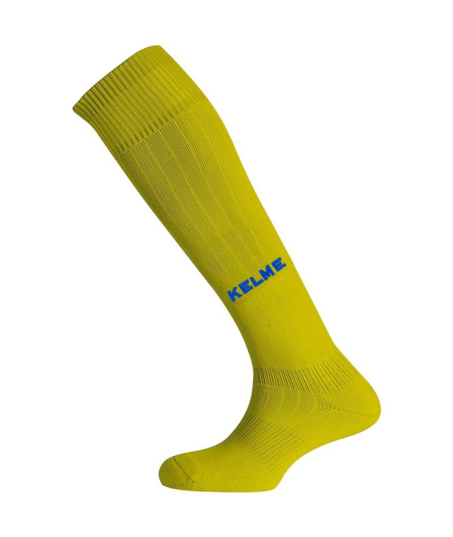 Meias Futebol Kelme por Long Sock One Amarelo e...