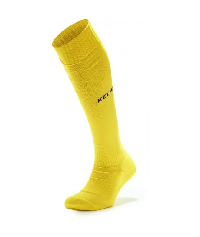 Meias Futebol Kelme de Long Sock One Amarelo e...