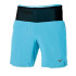 Calça Running Mizuno Homem Short from Multi Pocket 2In1 7.5 Azul Pastel