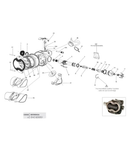 Leva Ellipse Balanced-Master Cressi