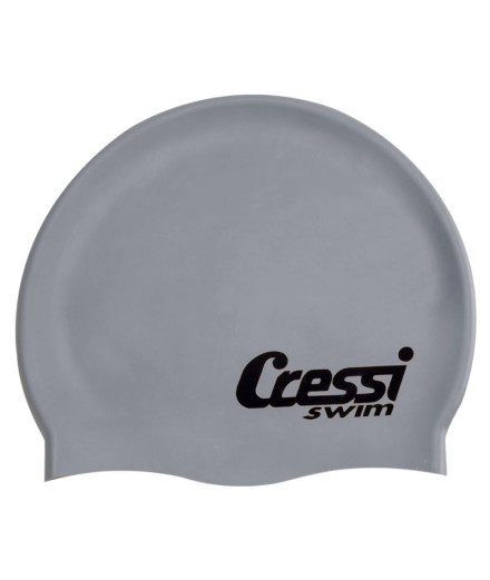 Boné De Natação Cressi Silicone Dome 3D Prata Cressi