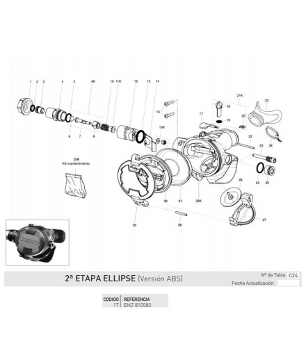 Embellecedor Superior Ellipse Cressi