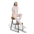 Calça adidas Mulher Essentials Pequeno Logo Feel Cozy Open Hem Rosa
