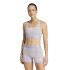 Sutiã esportivo Fitness adidas Mulher by Techfit Medium Support Cinzento