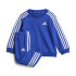 Conjunto adidas Set Infantil Essentials 3 Band Jogger Azul
