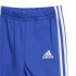 Conjunto adidas Set Infantil Essentials 3 Band Jogger Azul