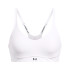 Sutiã esportivo Under Armour Infinity Low 2.0 Branco