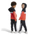 adidas Infantil Fato de treino Pequeno Tiberio 3 Band Colorblock Fleece Preto